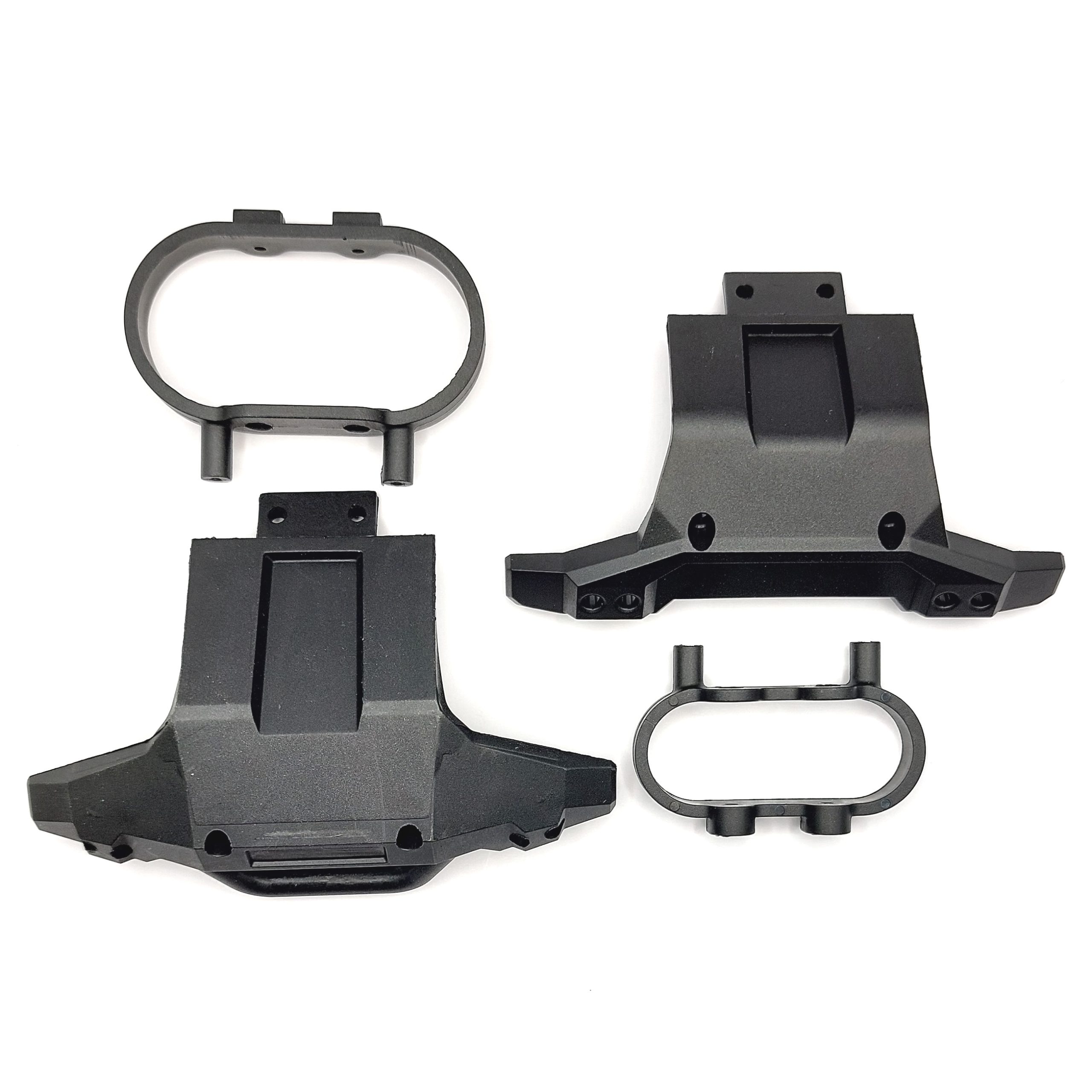 Ensemble de pare-chocs avant et arrière en plastique pour accessoires de pièces de rechange de voiture 144002 1/14 RC