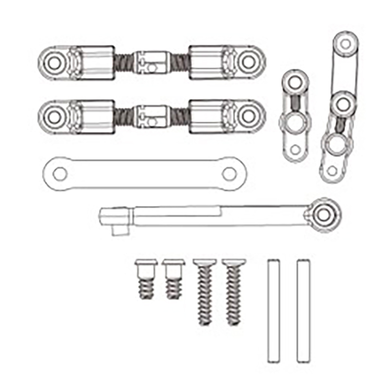 Wisecoco Biellettes De Biellettes, Ensemble Complet De Biellettes De Biellette De Voiture RC Biellettes De Biellette en Acier Allié D'aluminium pour Pièces De Mise à Niveau 1/10 Short Course(Rouge Wisecoco Biellettes De Biellettes, Ensemble Complet De Biellettes De Biellette De Voiture RC Biellettes De Biellette en Acier Allié D'aluminium pour Pièces De Mise à Niveau 1/10 Short Course(Rouge